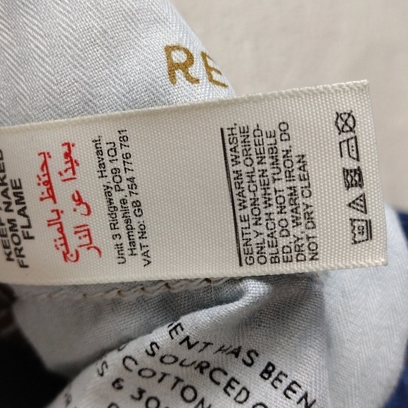 Fat Face UK Women Chesham Girlfriend Blue Dark Wash High Rise Straight Leg Jean - Picture 8 of 14